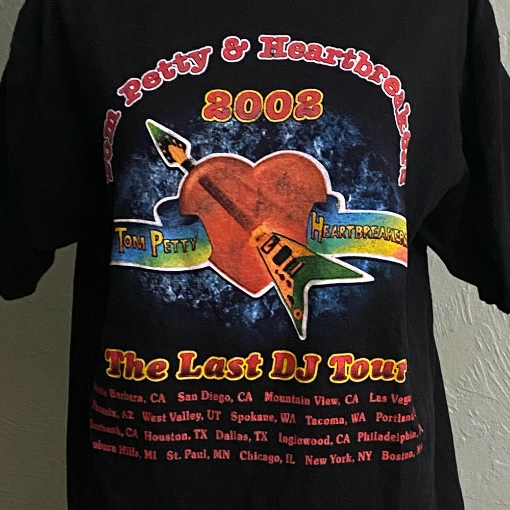 Tom Petty & The HeartBreakers Last DJ 2002 Shirt